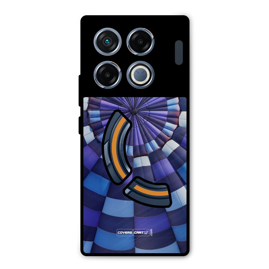 Violet Wonder Metal Back Case for Infinix GT 20 Pro