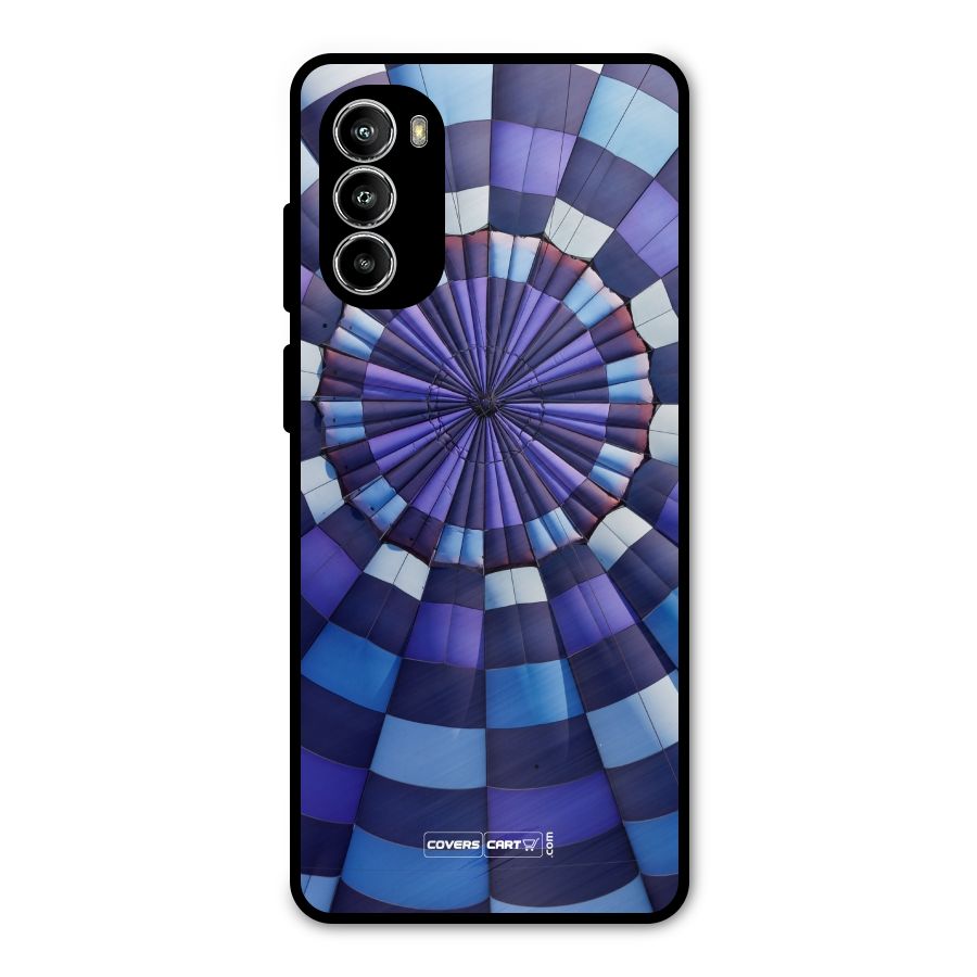 Violet Wonder Metal Back Case for Moto G52