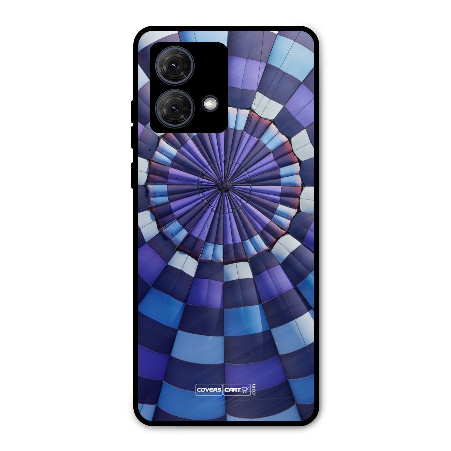 Violet Wonder Metal Back Case for Moto G84