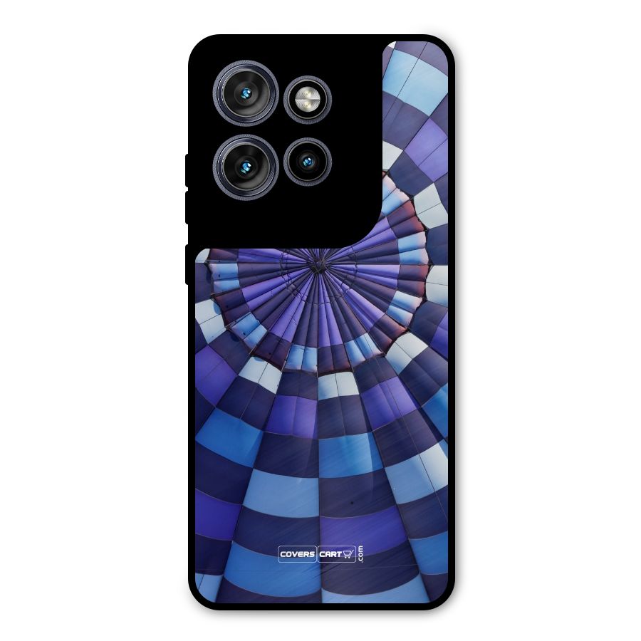 Violet Wonder Metal Back Case for Motorola Edge 50 Neo