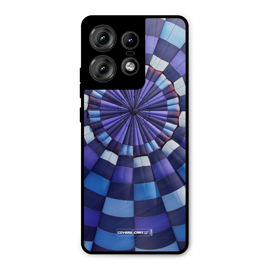 Violet Wonder Metal Back Case for Motorola Edge 50 Pro