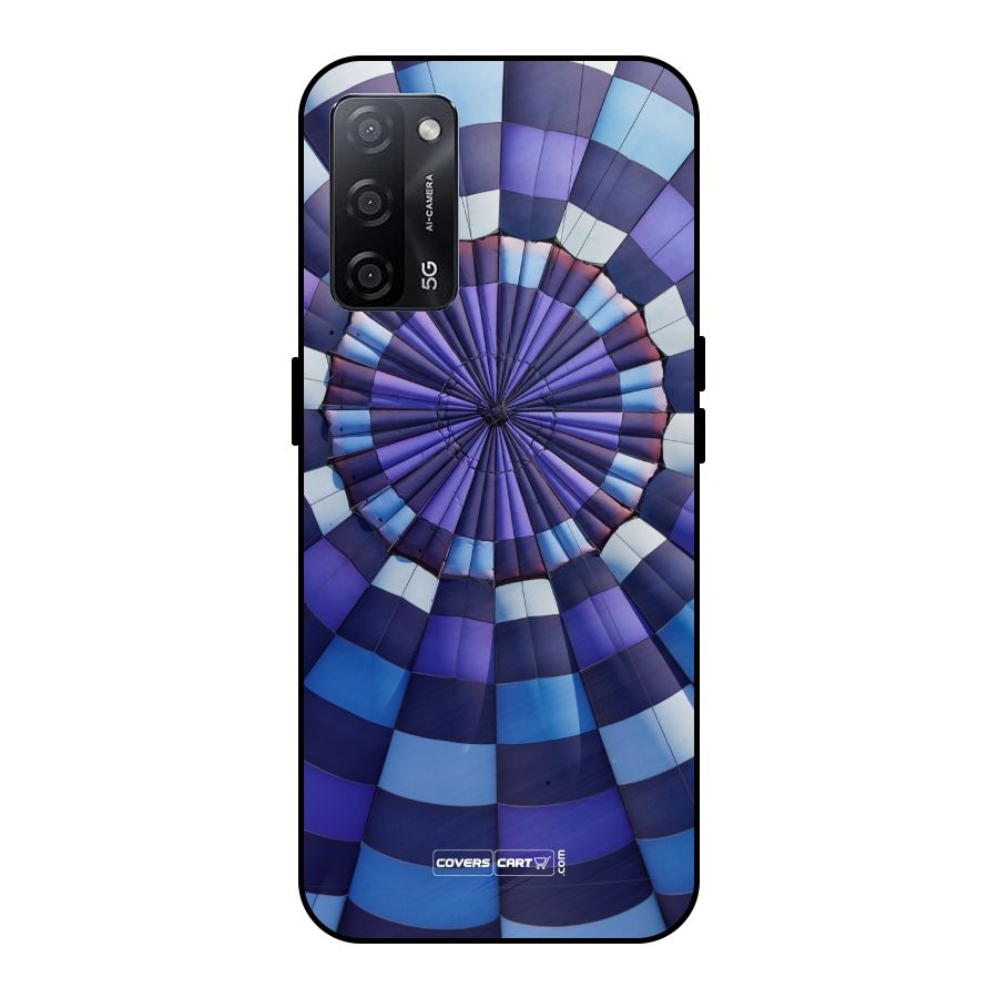 Violet Wonder Metal Back Case for Oppo A53s 5G