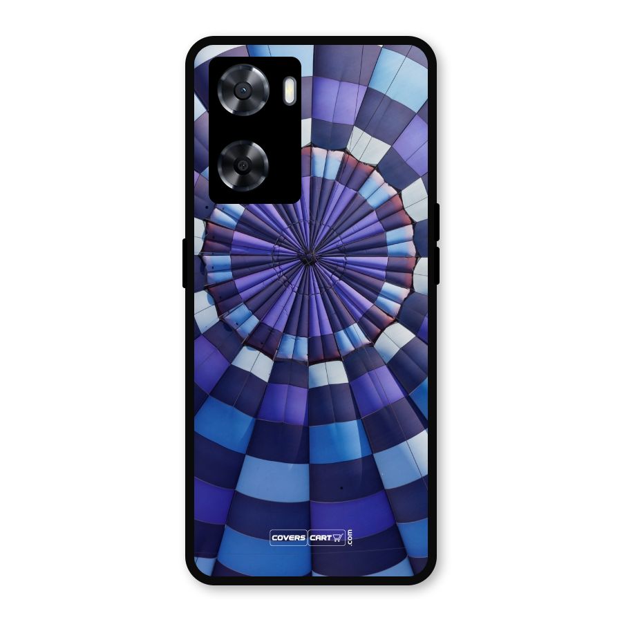 Violet Wonder Metal Back Case for Oppo A77s