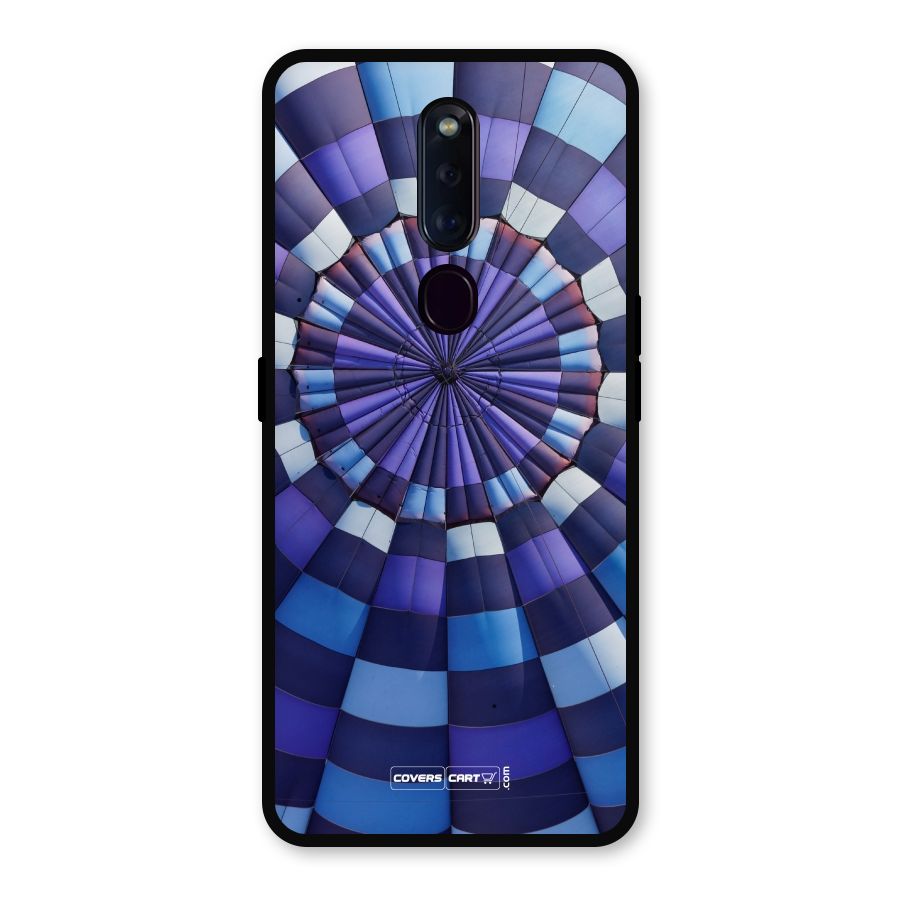 Violet Wonder Metal Back Case for Oppo F11 Pro