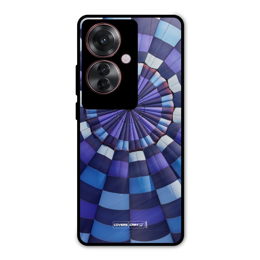 Violet Wonder Metal Back Case for Oppo F25 Pro