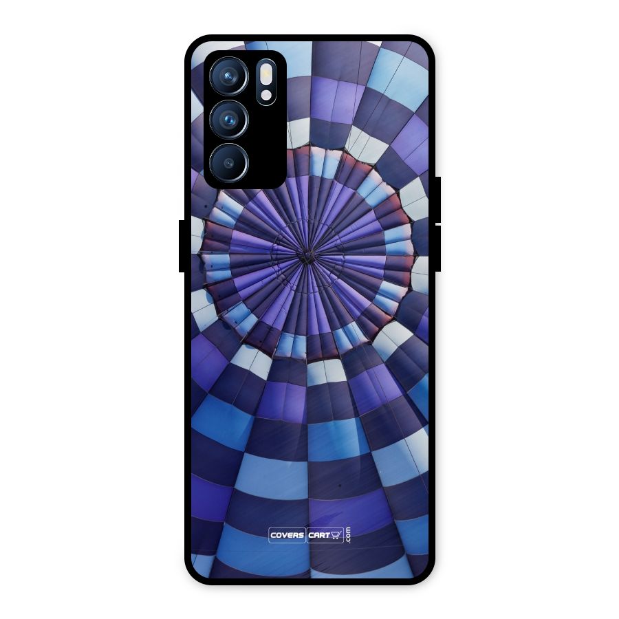 Violet Wonder Metal Back Case for Oppo Reno6 5G