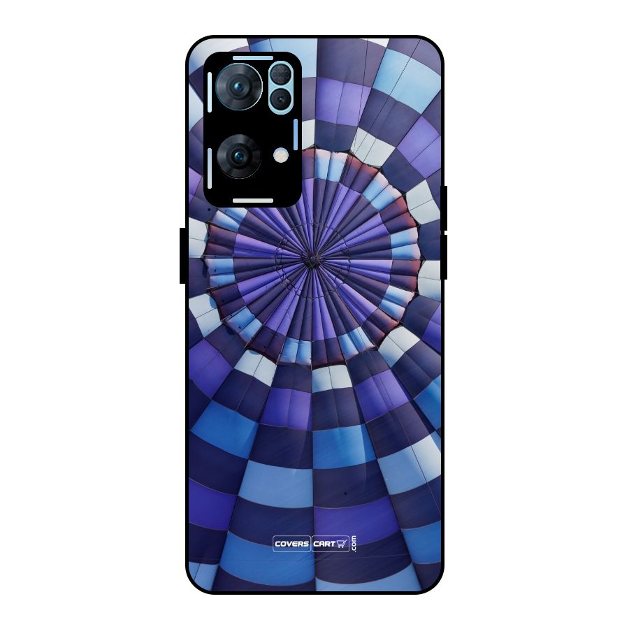 Violet Wonder Metal Back Case for Oppo Reno7 Pro 5G