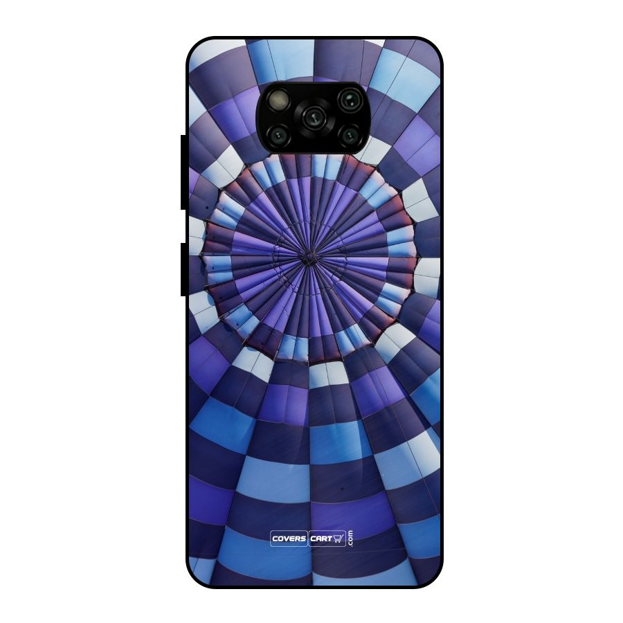 Violet Wonder Metal Back Case for Poco X3