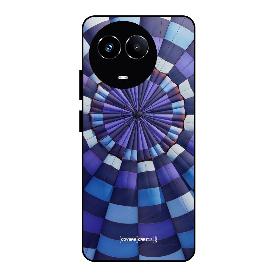 Violet Wonder Metal Back Case for Realme 11X