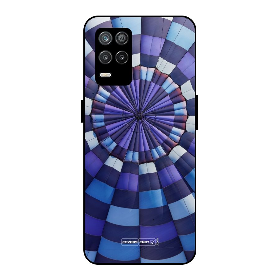 Violet Wonder Metal Back Case for Realme 8s 5G