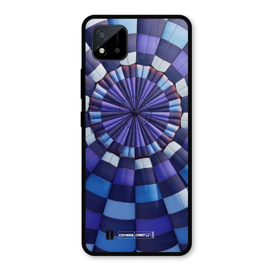 Violet Wonder Metal Back Case for Realme C11 2021