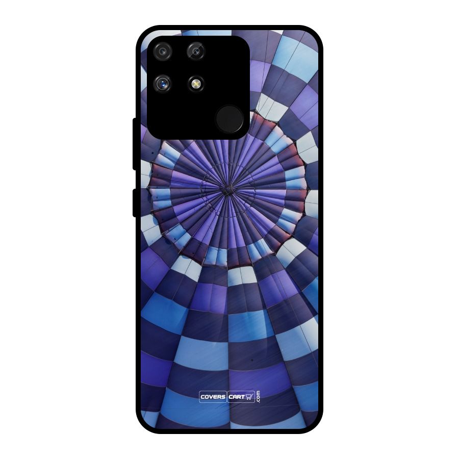 Violet Wonder Metal Back Case for Realme Narzo 50A