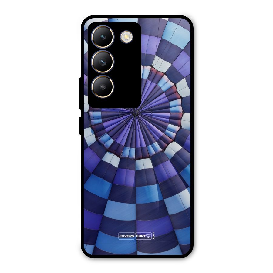 Violet Wonder Metal Back Case for Vivo T3 5G