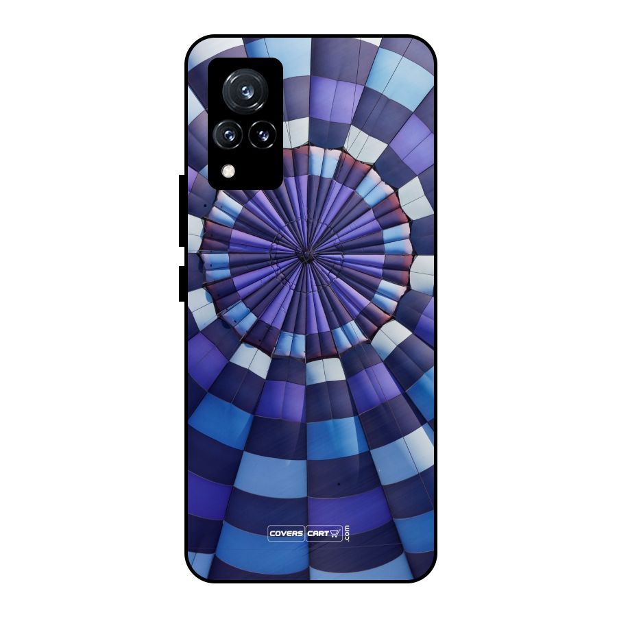 Violet Wonder Metal Back Case for Vivo V21 5G