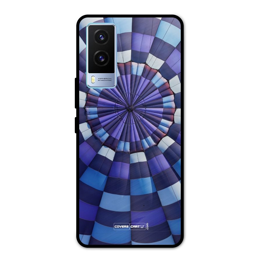 Violet Wonder Metal Back Case for Vivo V21e 5G