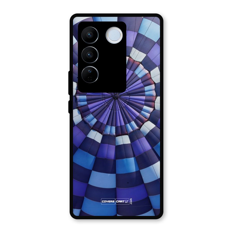 Violet Wonder Metal Back Case for Vivo V27 Pro