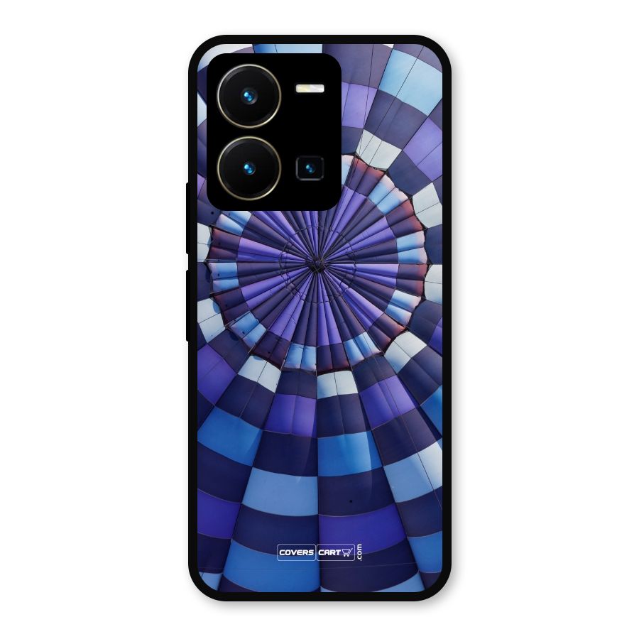 Violet Wonder Metal Back Case for Vivo Y35