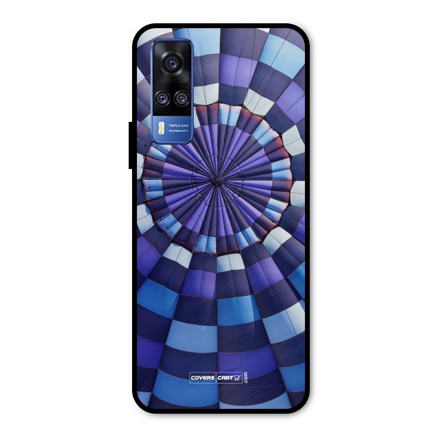 Violet Wonder Metal Back Case for Vivo Y51A