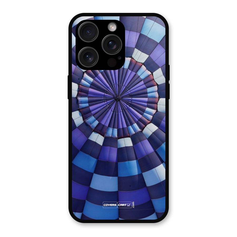 Violet Wonder Metal Back Case for iPhone 15 Pro Max