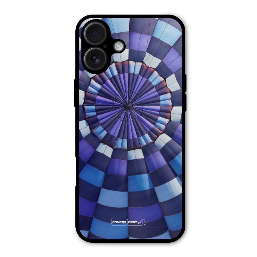 Violet Wonder Metal Back Case for iPhone 16 Plus