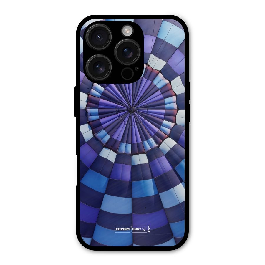 Violet Wonder Metal Back Case for iPhone 16 Pro