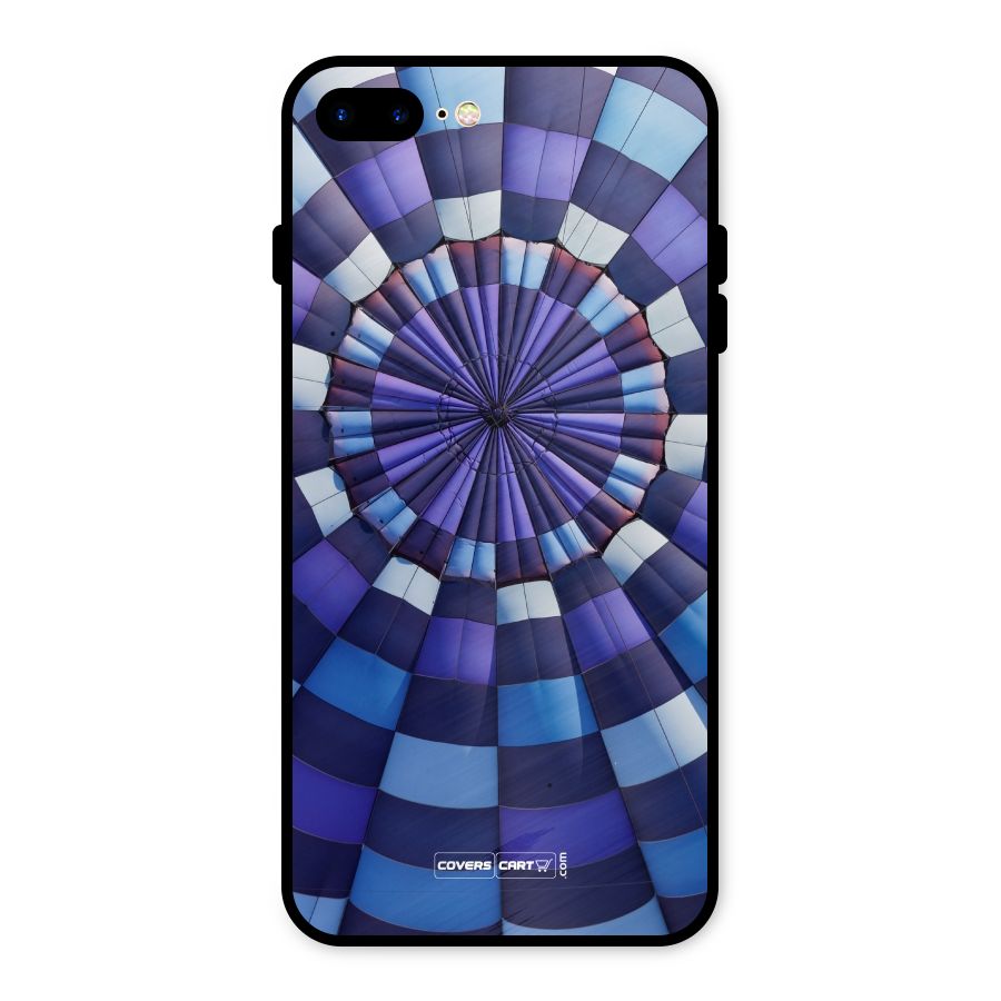Violet Wonder Metal Back Case for iPhone 8 Plus