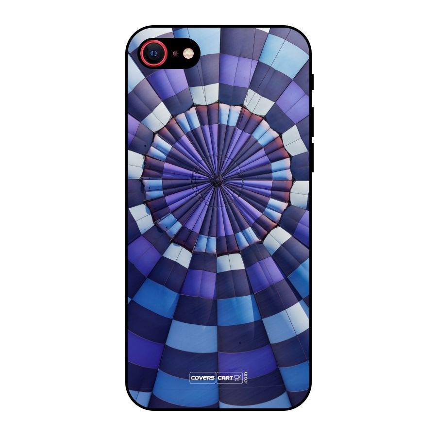 Violet Wonder Metal Back Case for iPhone SE 2022