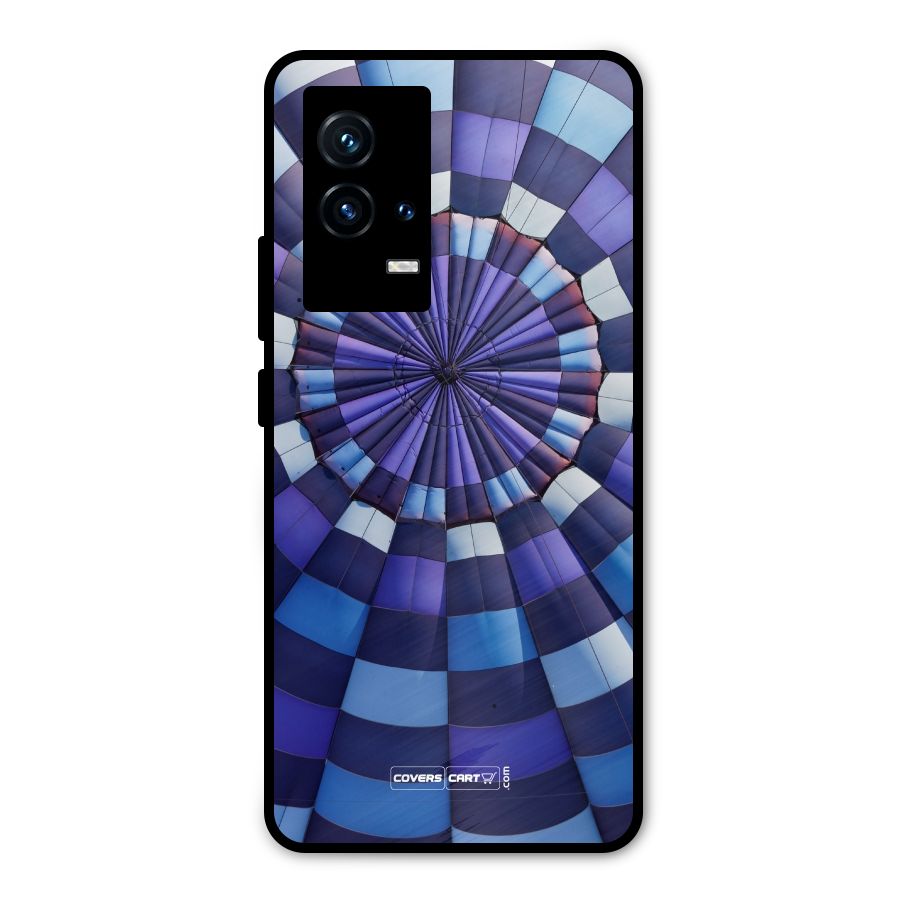Violet Wonder Metal Back Case for iQOO 9 5G