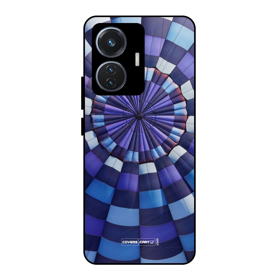 Violet Wonder Metal Back Case for iQOO Z6 44W