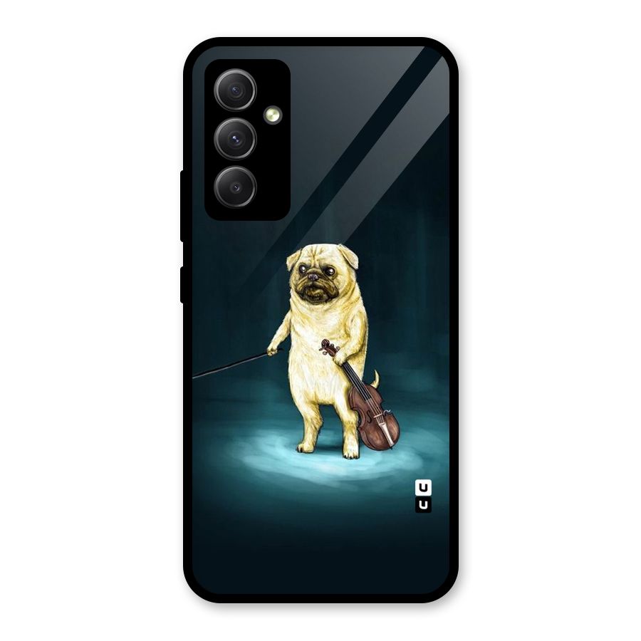 Violin Master Glass Back Case for Galaxy A34