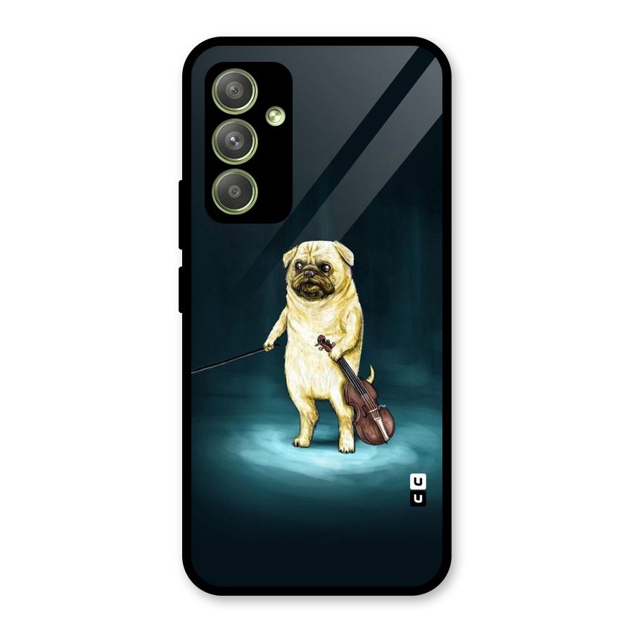 Violin Master Glass Back Case for Galaxy A54