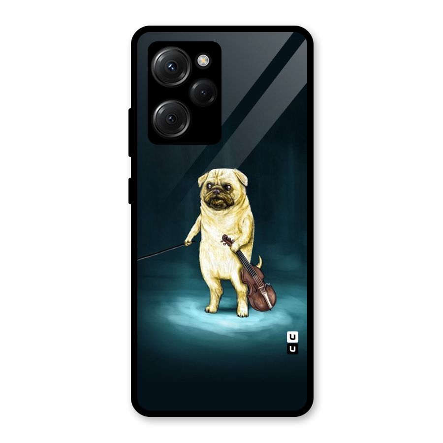 Violin Master Glass Back Case for Poco X5 Pro