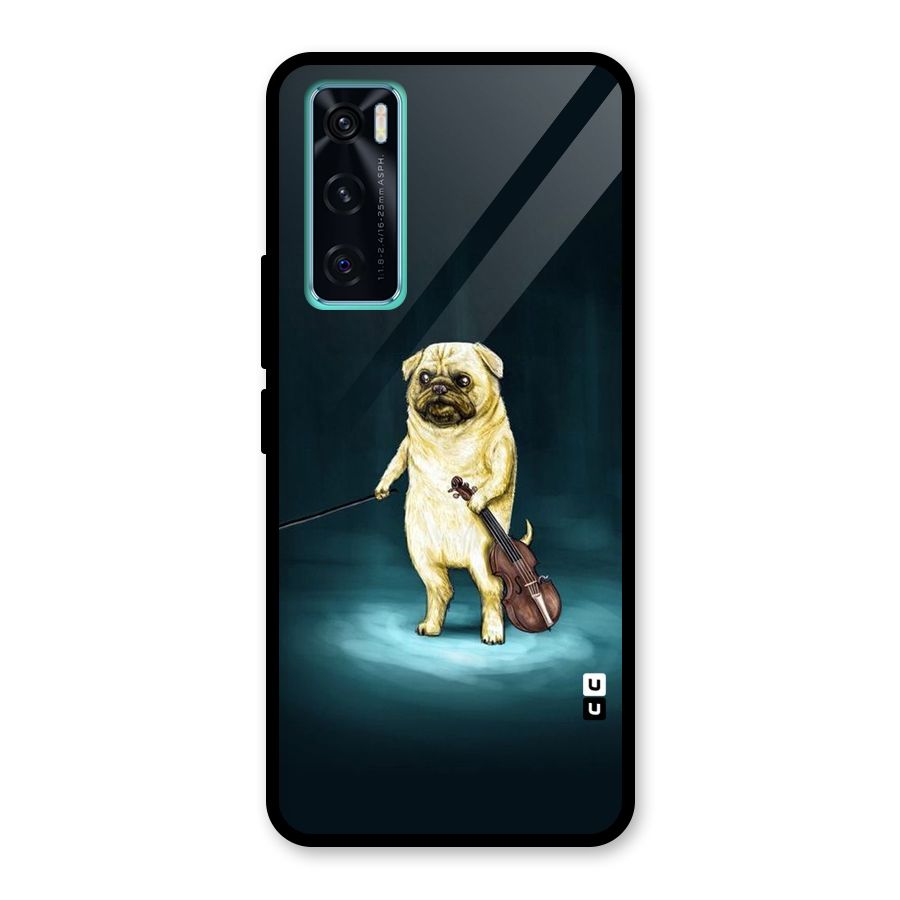 Violin Master Glass Back Case for Vivo V20 SE