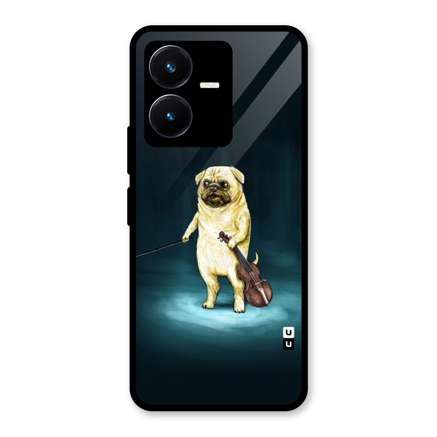 Violin Master Glass Back Case for Vivo Y22s