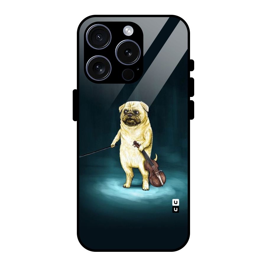 Violin Master Glass Back Case for iPhone 15 Pro