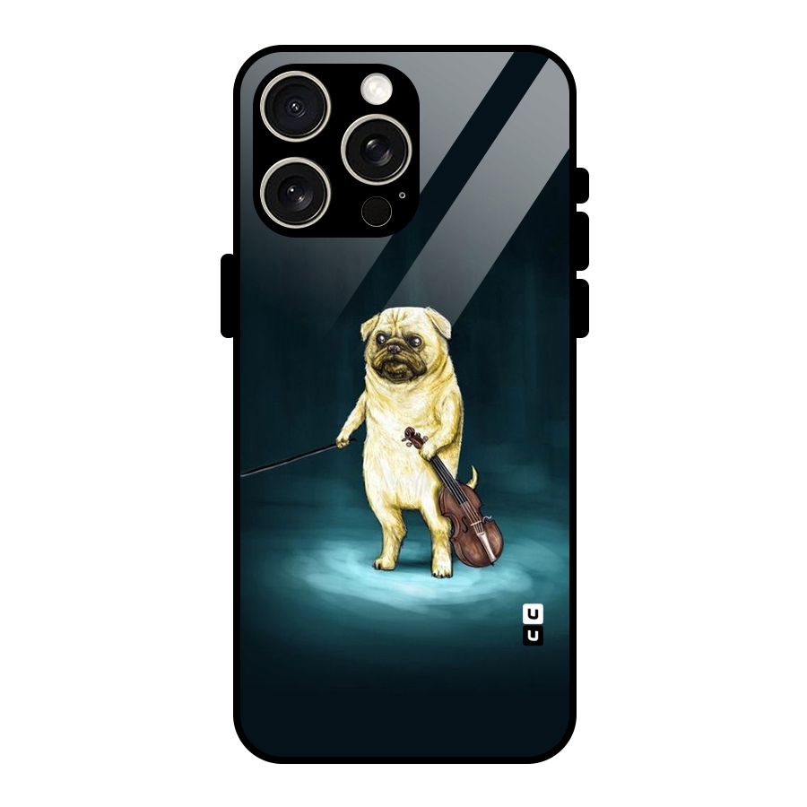Violin Master Glass Back Case for iPhone 15 Pro Max