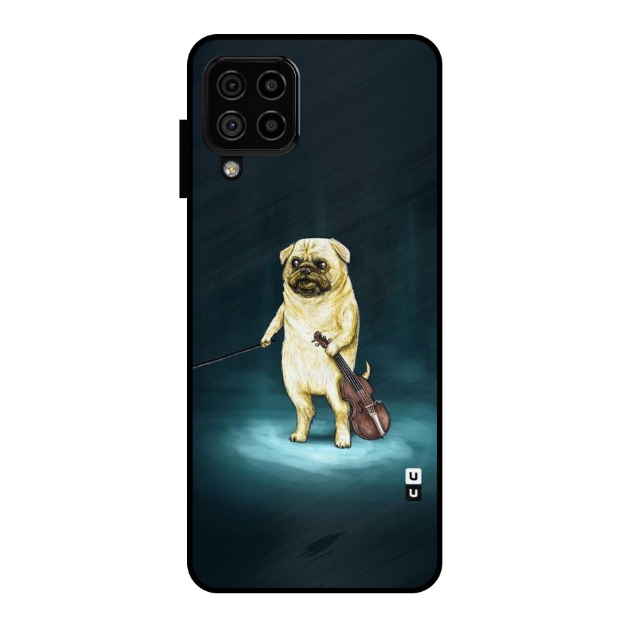 Violin Master Metal Back Case for Galaxy A22 4G
