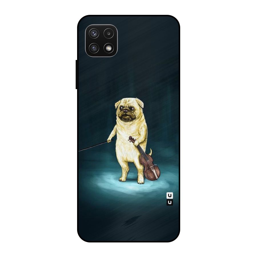 Violin Master Metal Back Case for Galaxy A22 5G