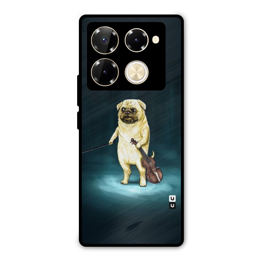 Violin Master Metal Back Case for Infinix Note 40 Pro Plus