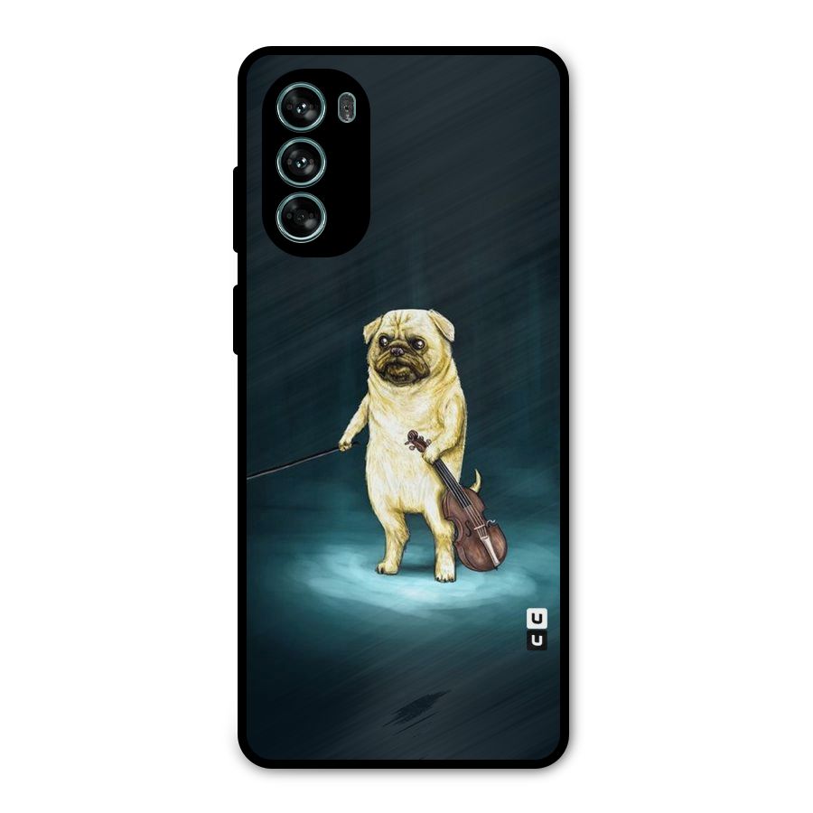 Violin Master Metal Back Case for Moto G62