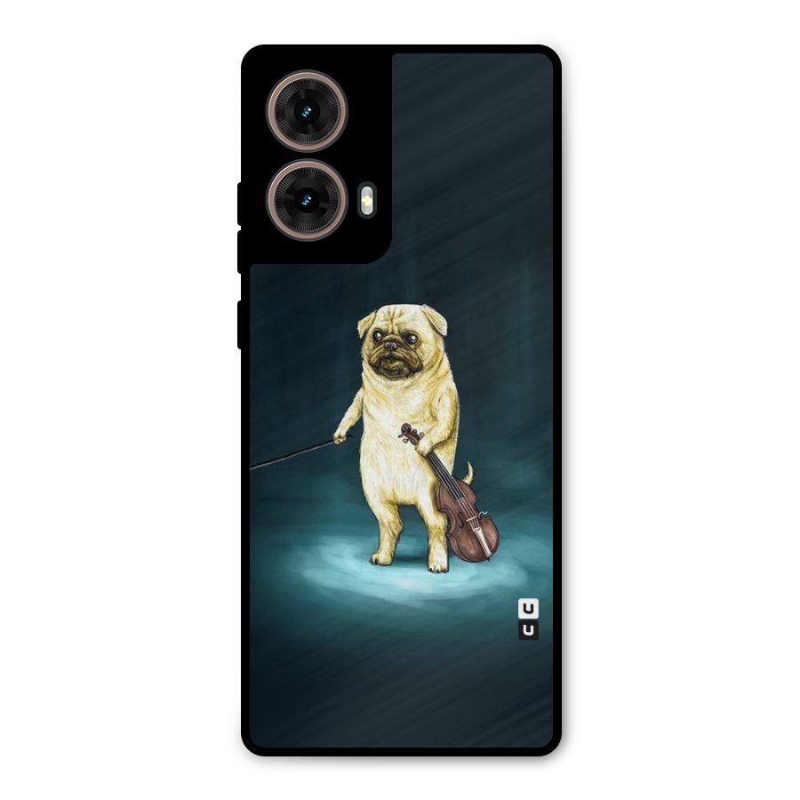 Violin Master Metal Back Case for Moto G85