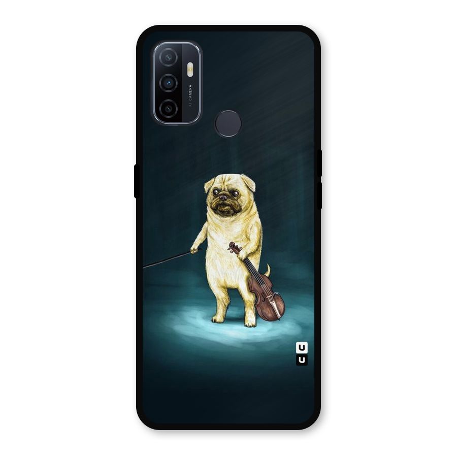 Violin Master Metal Back Case for Oppo A53