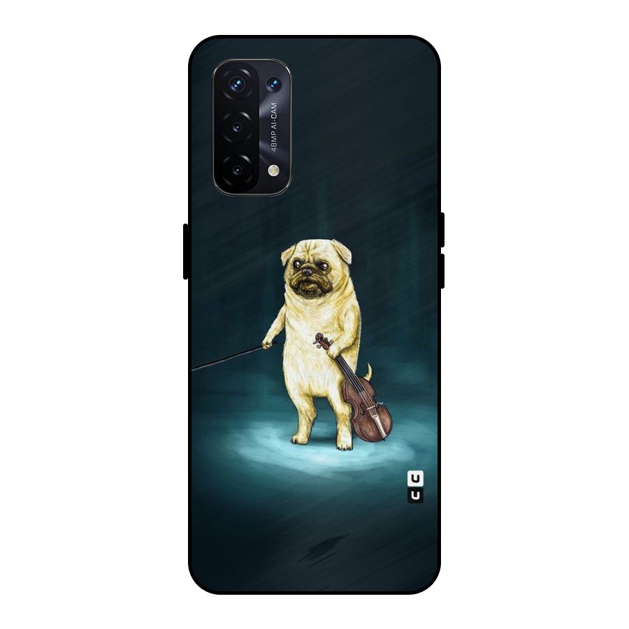 Violin Master Metal Back Case for Oppo A74 5G
