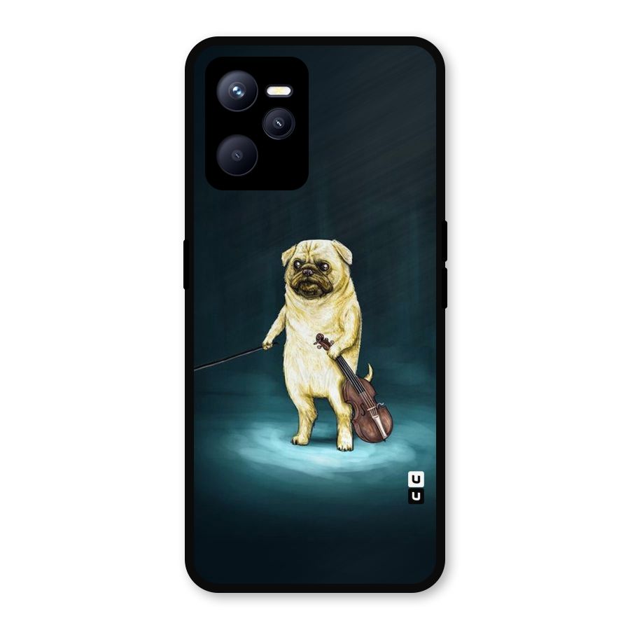 Violin Master Metal Back Case for Realme C35