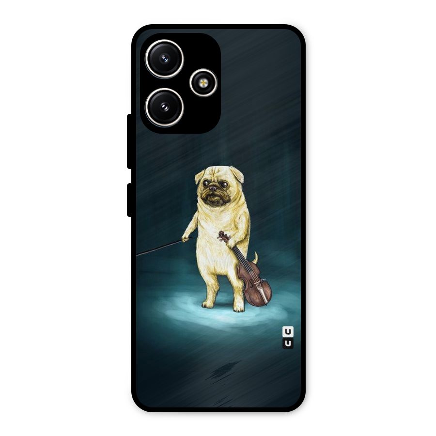 Violin Master Metal Back Case for Redmi 12 5G