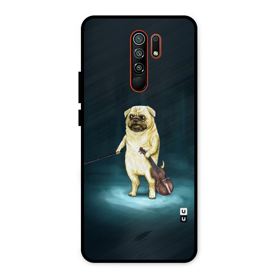 Violin Master Metal Back Case for Redmi 9 Prime