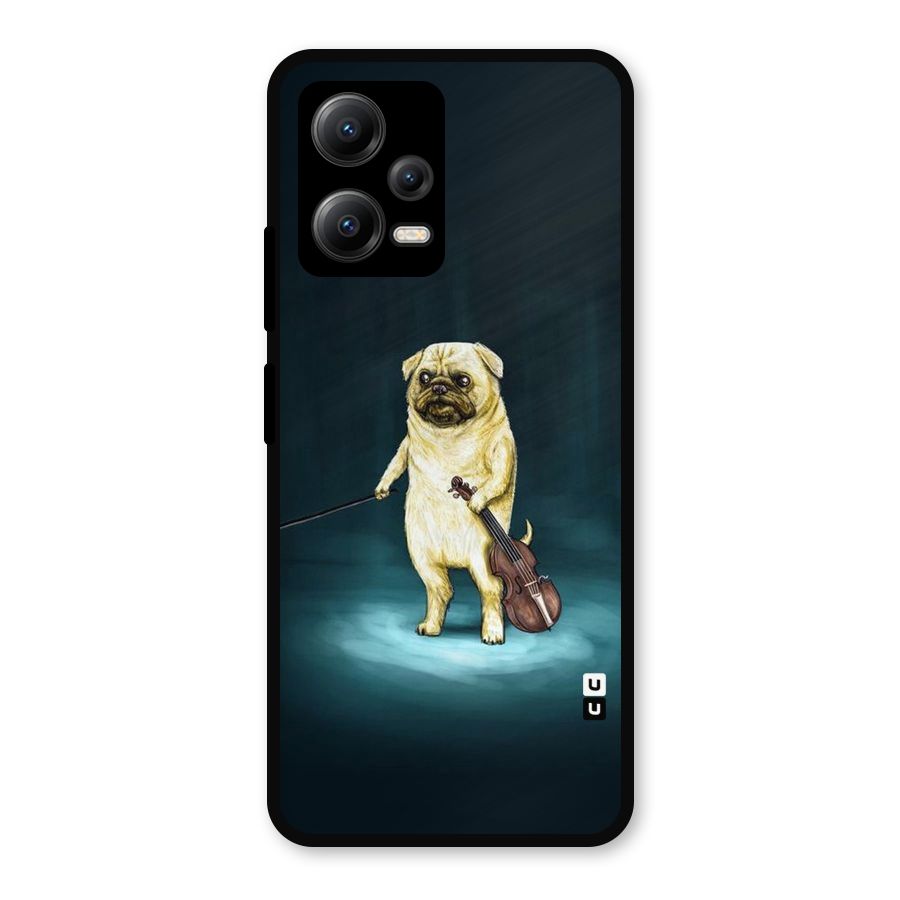 Violin Master Metal Back Case for Redmi Note 12 5G