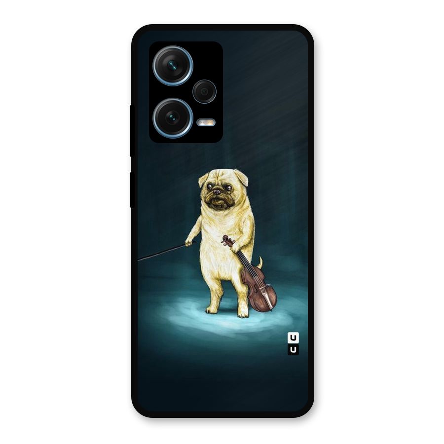 Violin Master Metal Back Case for Redmi Note 12 Pro Plus 5G
