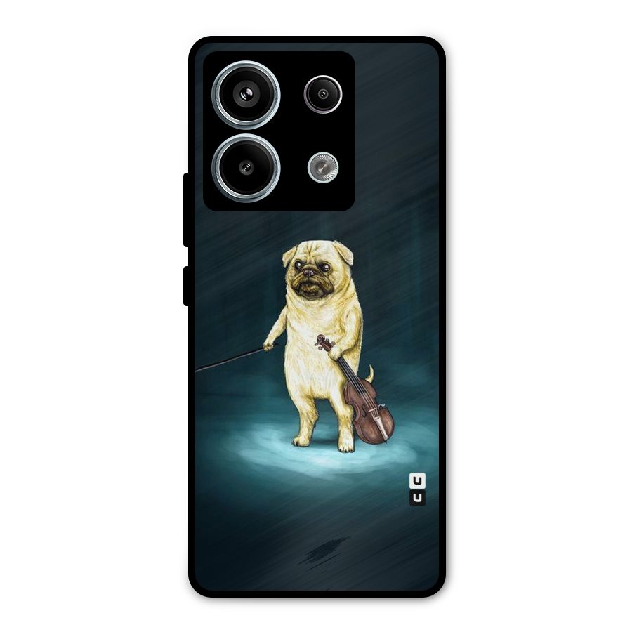 Violin Master Metal Back Case for Redmi Note 13 Pro 5G
