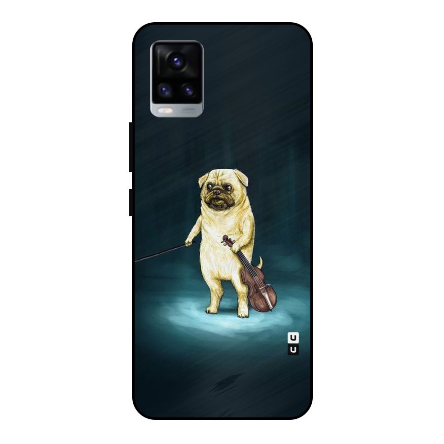 Violin Master Metal Back Case for Vivo V20 2021